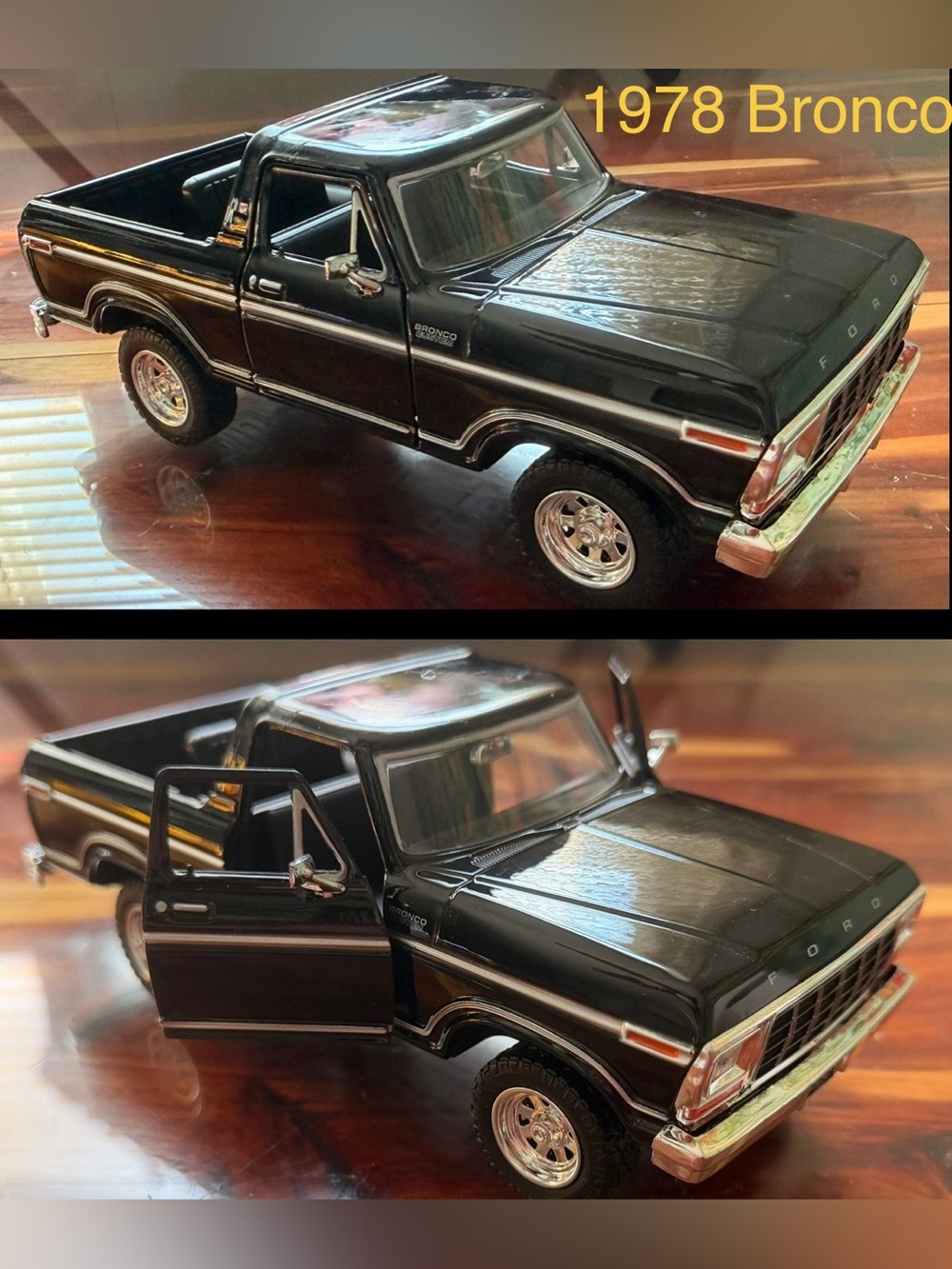 1978 Black Metal Toy Truck - Classic Kids Toy